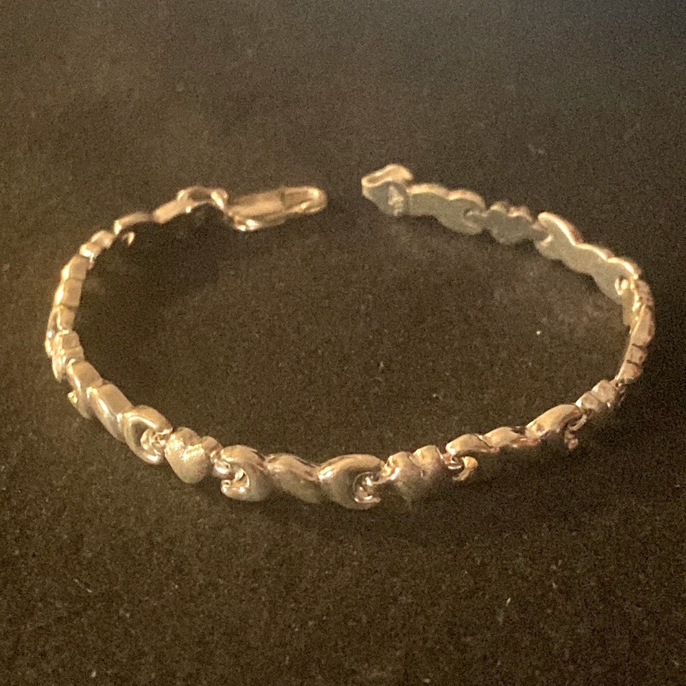 Lady’s Sterling Sweet Heart Bracelet